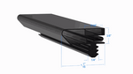 4330208 by Strivide, Magnetic Gasket 29 3/4 x 72 3/4 Compatible with Hussmann 4330208