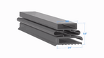 Strivide, Magnetic Gasket 27 1/4 x 80 7/8 Compatible with Tyler