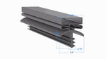 3677 Bally PART# 54117 by Strivide 37 1/2 x 77 5/8 Compatible with Bally 54117