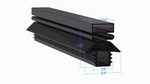 GLT232W Traulsen PART# SER-27565-00, 27565 by Strivide 23 1/2 x 29 1/2 Compatible with Traulsen SER-27565-00, 27565