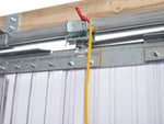 Accordion Folding Strip Curtain Door Work Place Separation