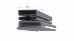 Refrigeration Gasket Profile 6449