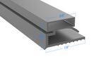 Strivide, Magnetic Gasket 35 1/4 x 73 Compatible with W.A. Brown