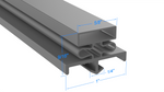 DL1RSSGDPT Continental PART# 2-734 by Strivide 21 3/8 x 60 1/4 Compatible with Continental 2-734