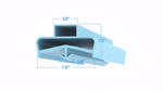Refrigeration Gasket Profile 967