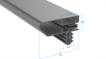 RL-5U Hussmann PART# 428563 by Strivide 29 3/4 x 65 1/4 Compatible with Hussmann 428563
