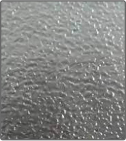 Embossed Galvalume panel finish